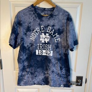 League Unwind  notre dame Tie-Dye T-Shirt